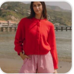 Daily drills Sold Out Red Sweater